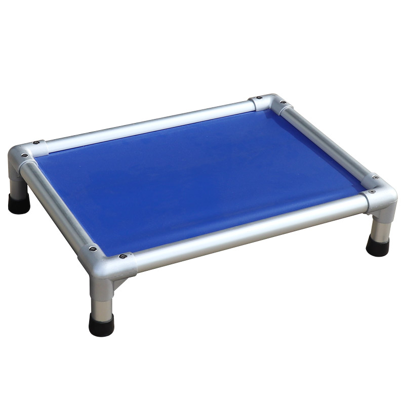 Factory Luxury Eco-friendly Chew Proof Easy to Assemble Aluminum Dog Bed Pet Cot Cat Bed